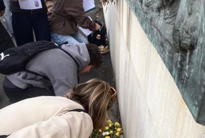 Memory Walk - deváťáci po stopách holocaustu v Holešovicích